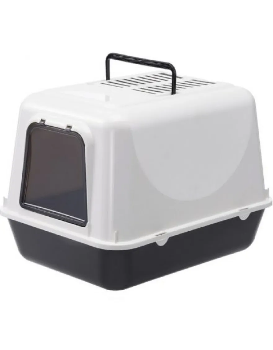 Ferplast Clear Cat 20 Caja de Arena Cubierta Negra 1,5Kg