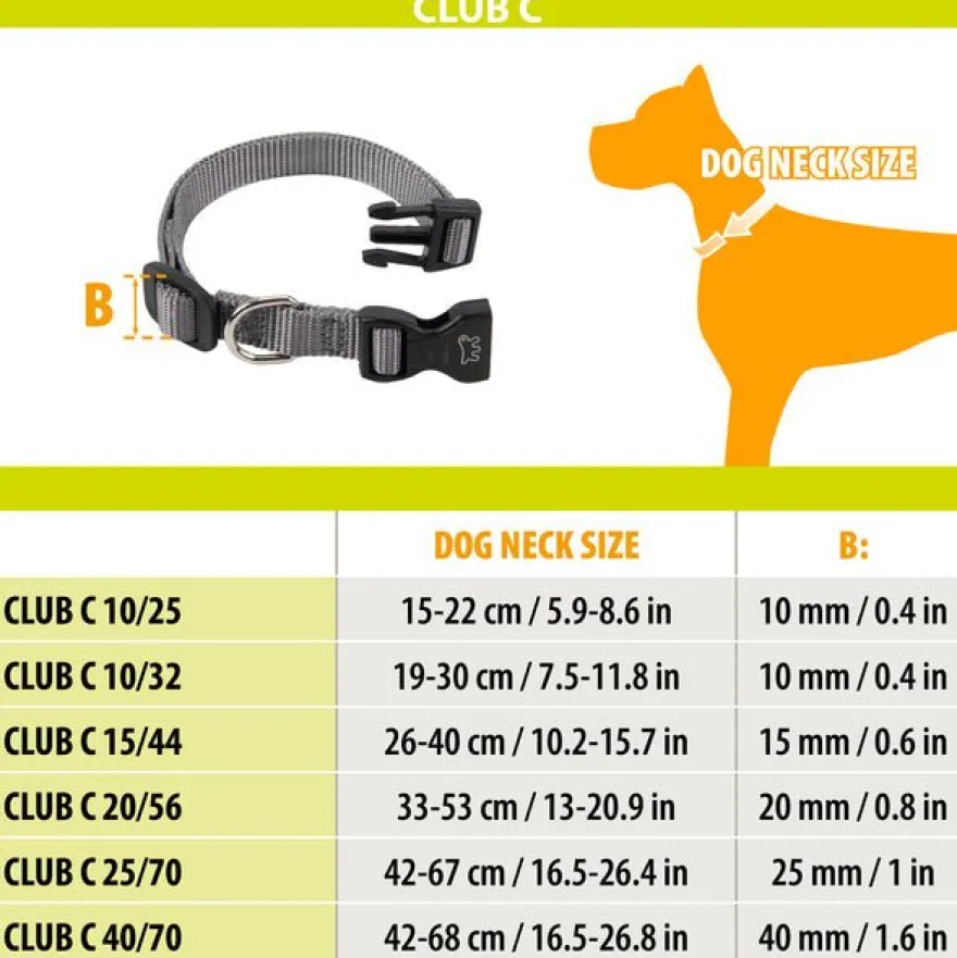 Ferplast Collar Club C25/70 Negro 1 ud
