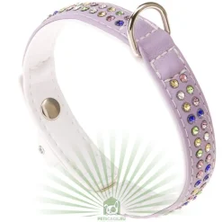 Ferplast Collar Lux C15 Collar Lila/Blanco 0.04kg