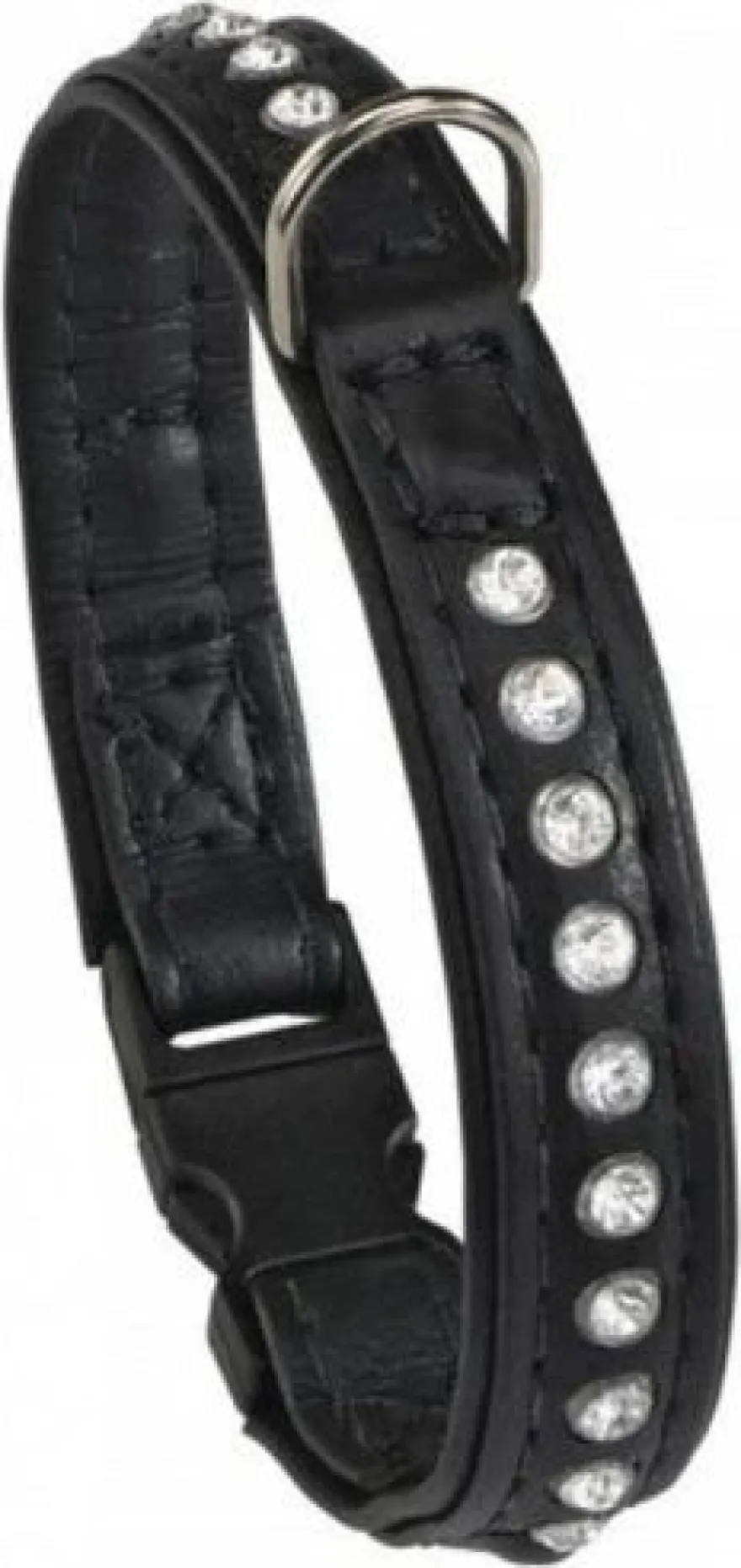Ferplast Collar Lux C15 Sencillo Negro 25cm