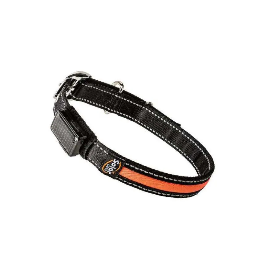 Ferplast Collar Solar Night Naranja Medium 156g