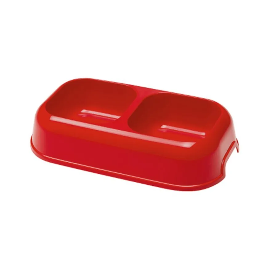Ferplast Comedero Party 16 Plástico Rojo 700ml