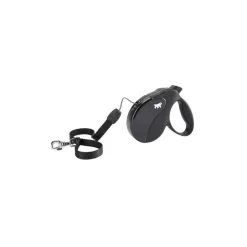 Ferplast Correa Amigo Easy S Retráctil Negra 5m