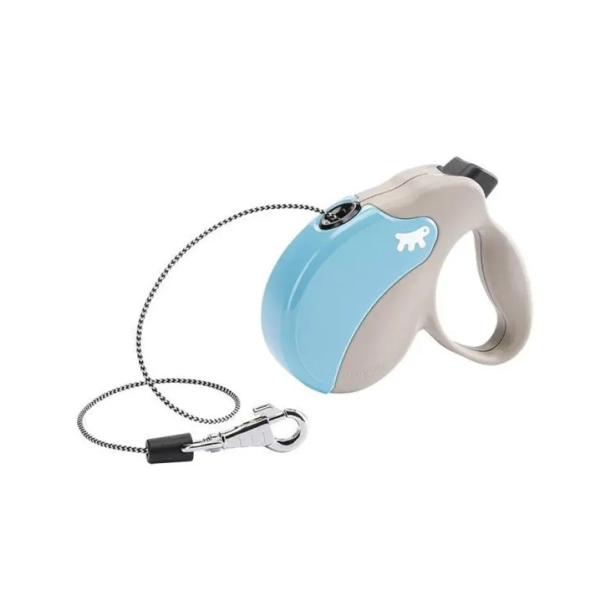 Ferplast Correa Amigo Mini Cordon Beige-Azul 3m
