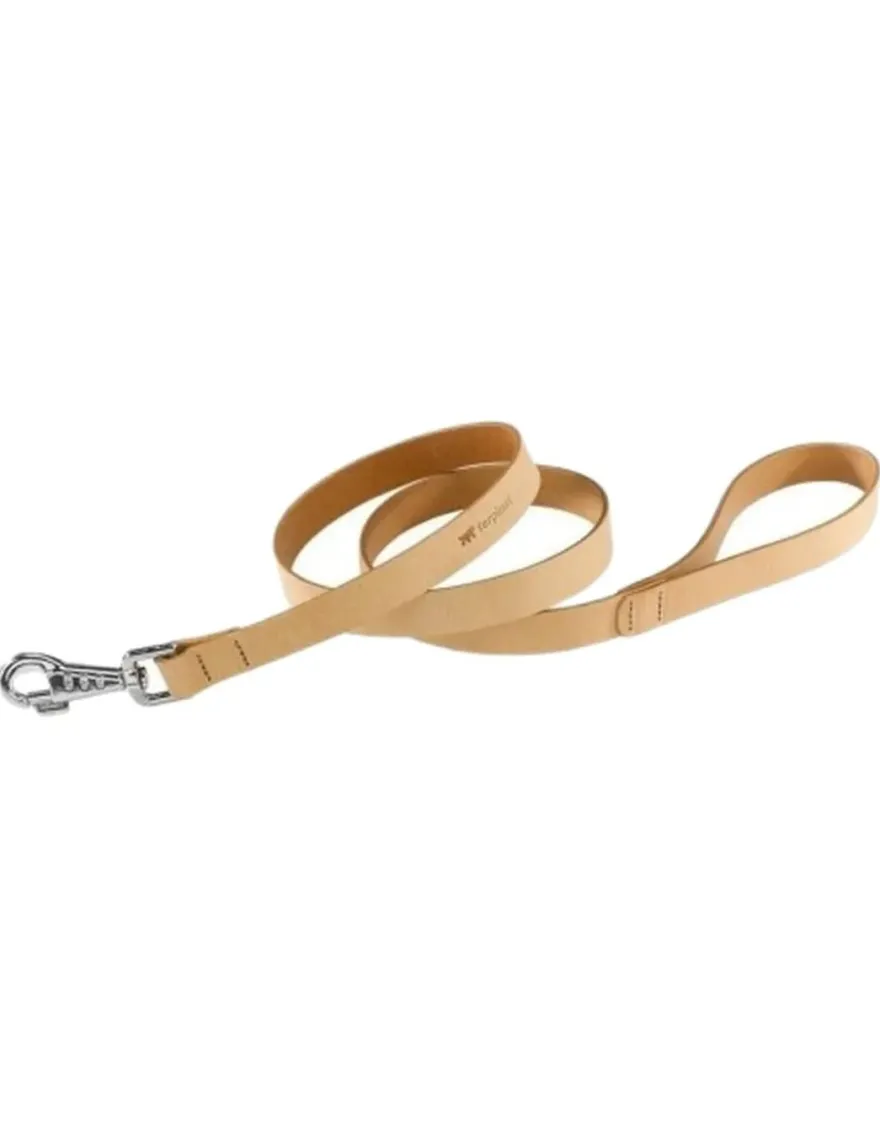 Ferplast Correa Cuero Natural G 20 120cm Beige