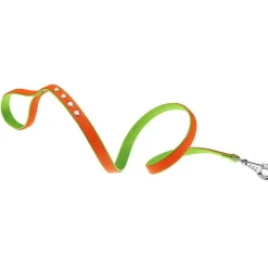 Ferplast Correa Dual G20 Naranja con Verde 110cm