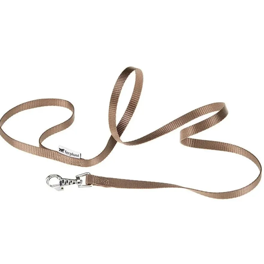 Ferplast Correa Nylon Club G10 Marrón 120cm