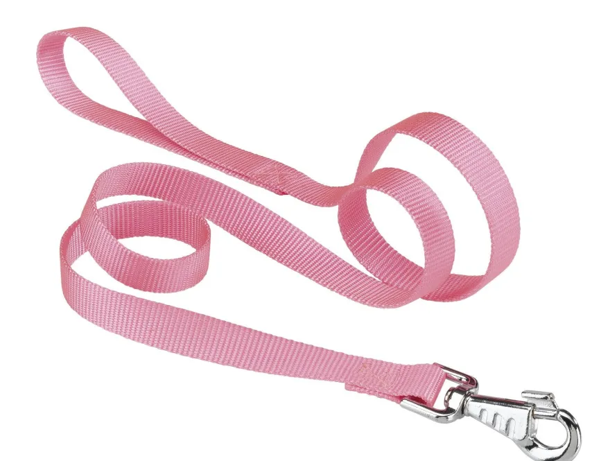 Ferplast Correa Nylon Club Rosa 120cm