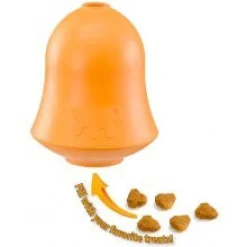 Ferplast Crazy Bell L Juguete Interactivo Naranja 270g