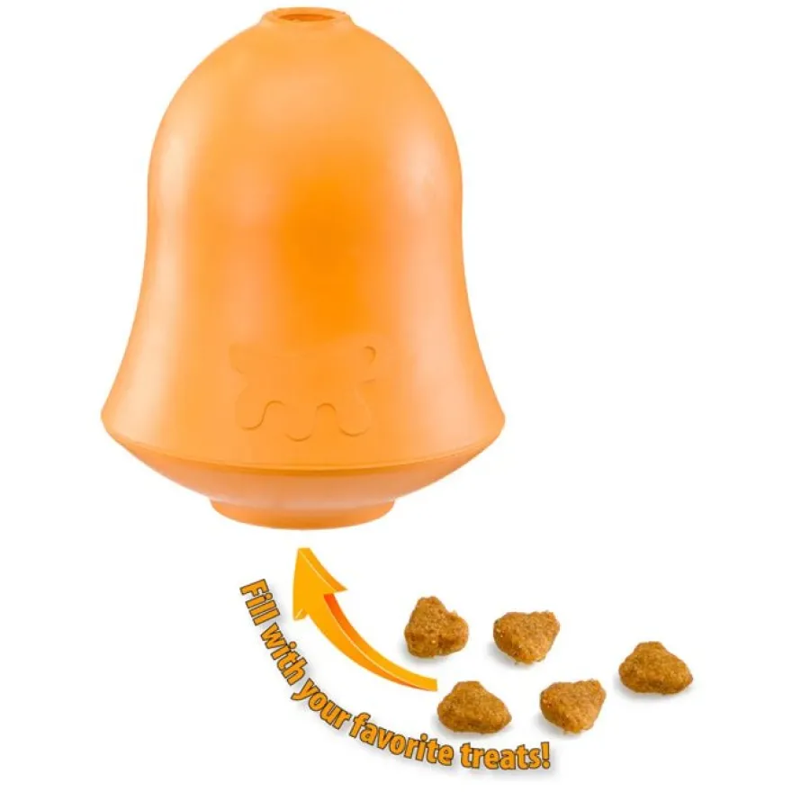 Ferplast Crazy Bell M Juguete Interactivo Naranja 160g