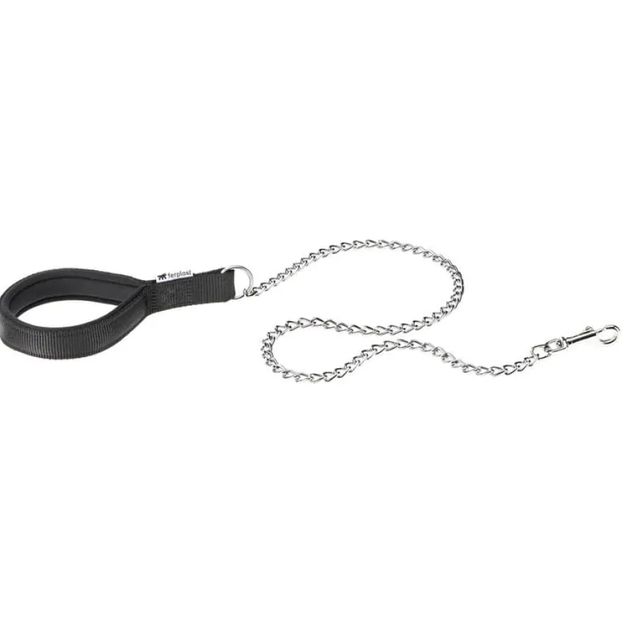 Ferplast Daytona Correa para Perros Metal Negro 100cm, 172g