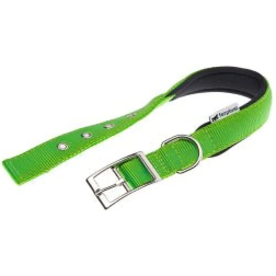 Ferplast Daytona Deluxe Collar Reflexivo Verde 0,09kg