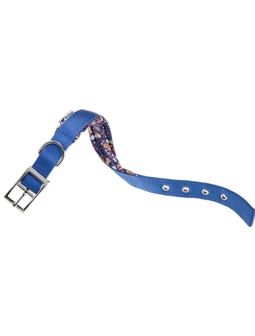 Ferplast Daytona Fantasy Collar de Perro Azul 20-43cm