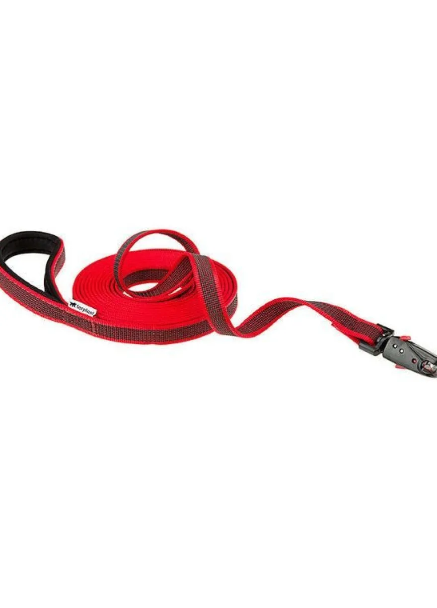 Ferplast Daytona Gummy Matic G25-120 Correa de Perro Roja 120cm