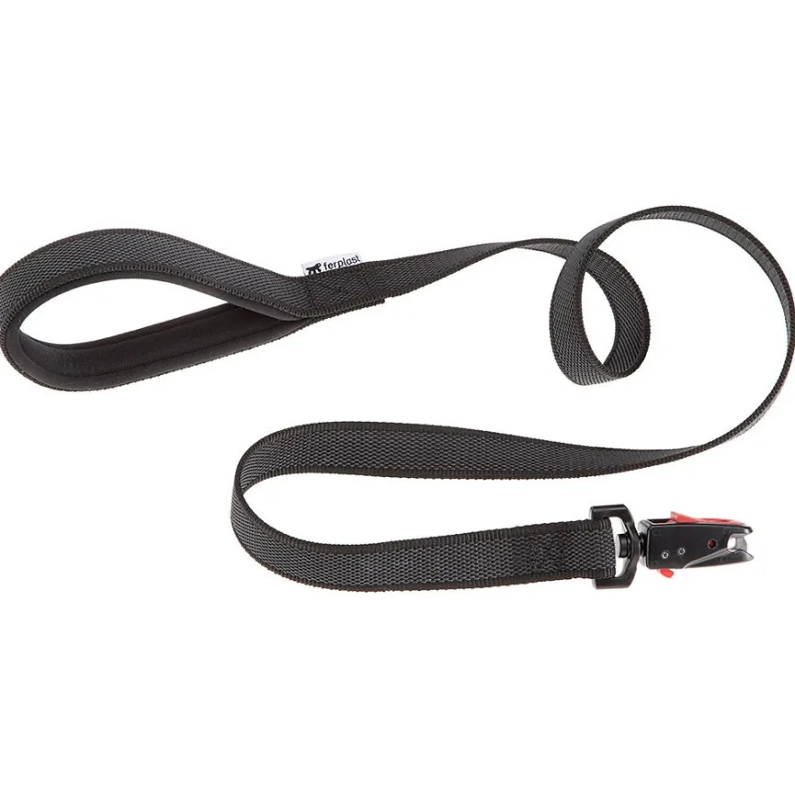 Ferplast Daytona Gummy Matic Correa Negro 120cm