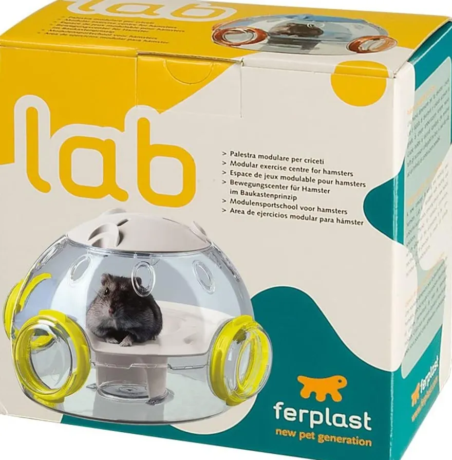 Ferplast Desvan Modular para Hámsters Centro de Ejercicio Transparente 1 ud