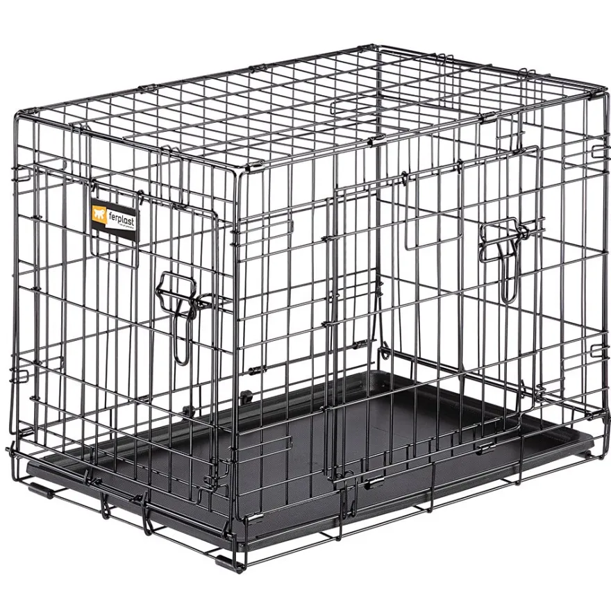 Ferplast Dog-Inn Jaula Plegable Negra 12kg