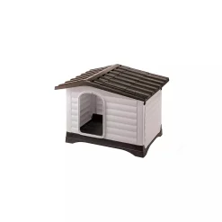 Ferplast Dogvilla 90 Caseta para Perros Gris y Blanco 1 ud