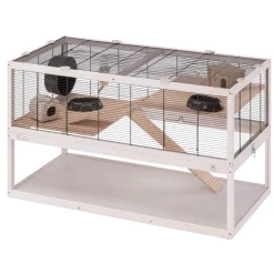 Ferplast Domster 100 Jaula para Hámsters y Ratones Negra 13.6kg