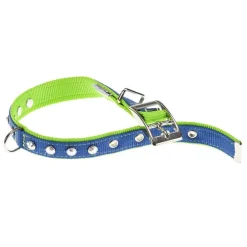 Ferplast Dual Collar Nylon Azul-Verde 20mm