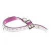 Ferplast Dual Diamonds CF Collar Nylon Blanco y Lila 1 ud