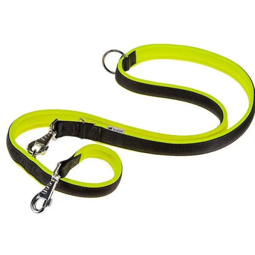 Ferplast ErgoFluo GA15 Correa de Entrenamiento Amarillo 200cm