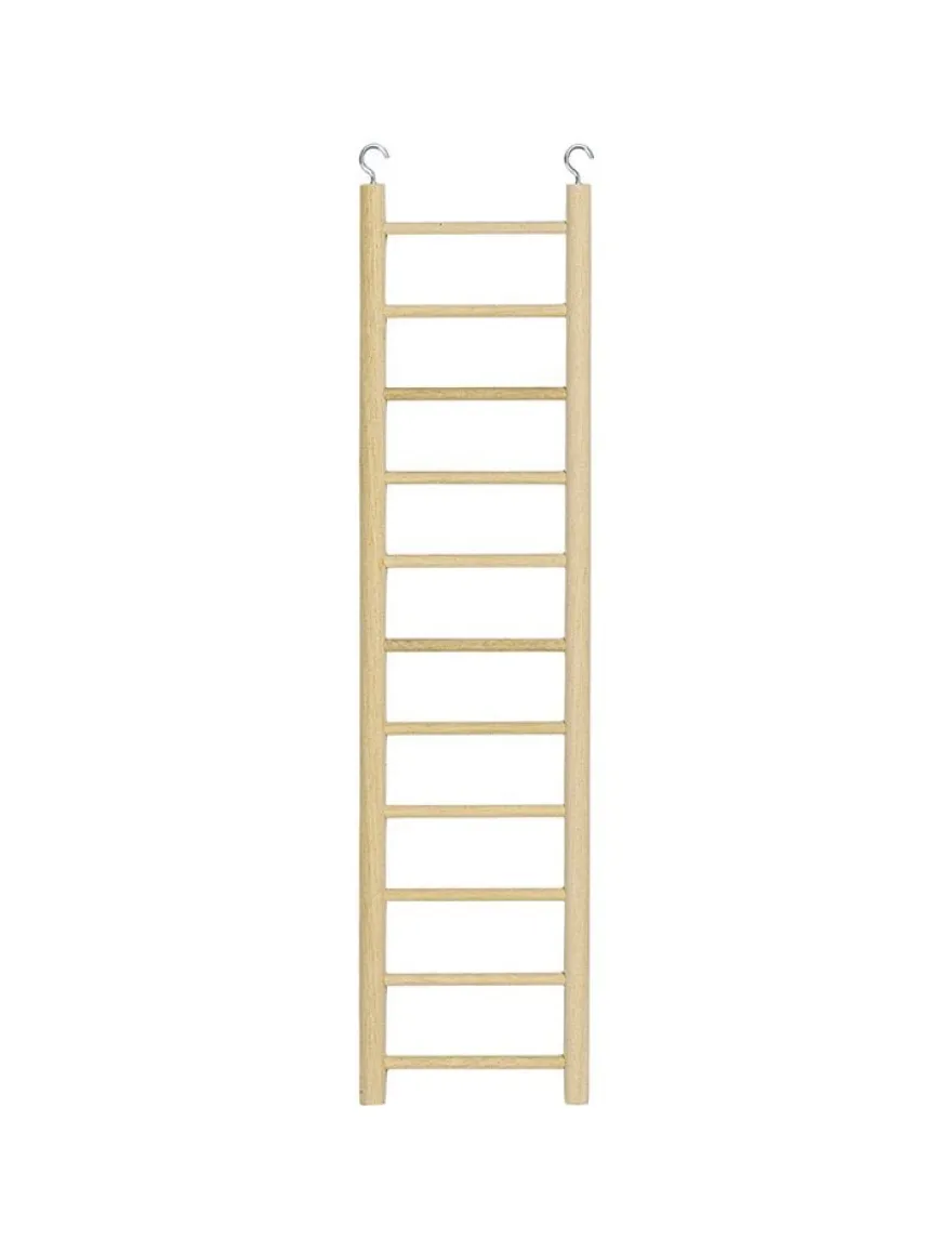 Ferplast Escalera Madera Negro/Blanco 1 ud