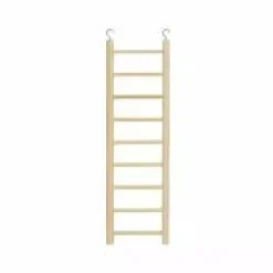 Ferplast Escalera Madera para Aves 9 escalones 37cm
