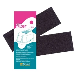 Ferplast Filtro Carbón Act L135 Repuesto 20x7x0,2cm