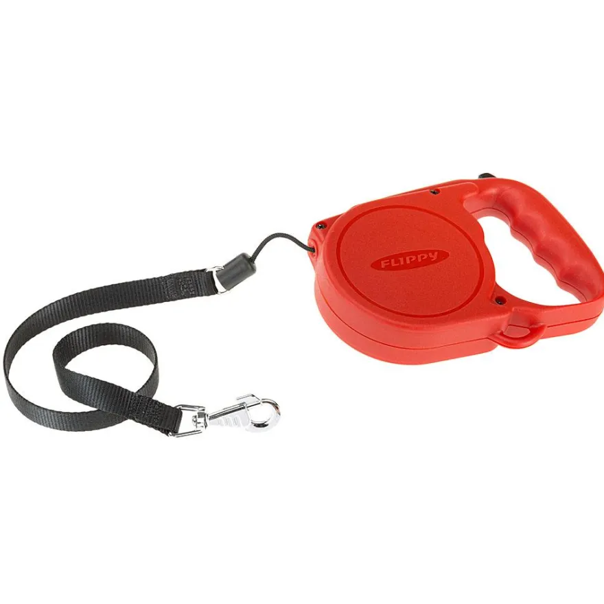 Ferplast Flippy Clásico Povédec-ruleta para perros Roja 5m