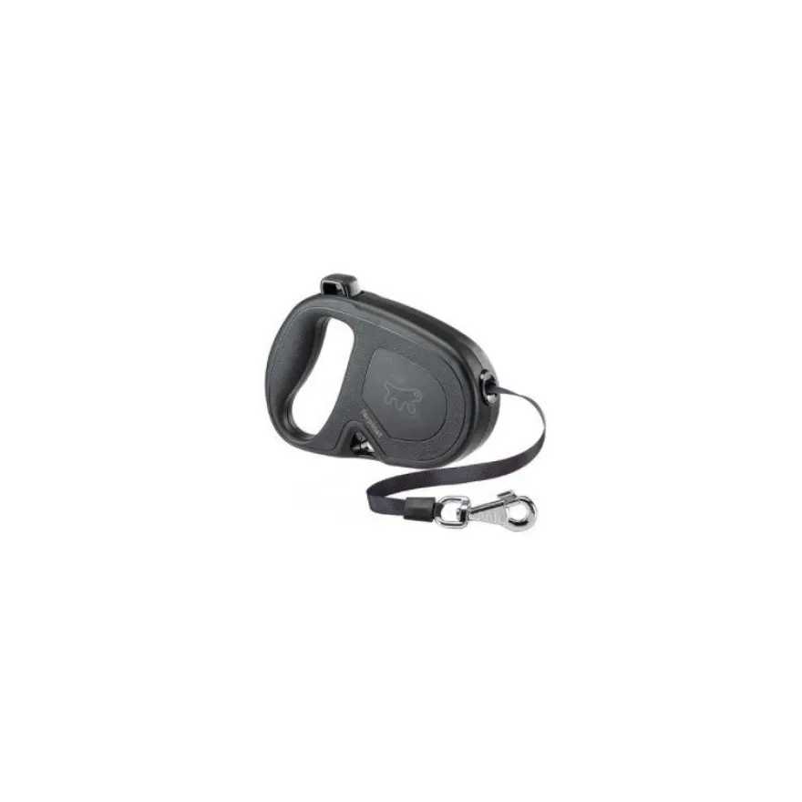 Ferplast Flippy One Tape Correa Retráctil Negro 230g