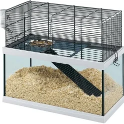 Ferplast Gabry 50 Jaula Hábitat Transparente y Negro 1 ud