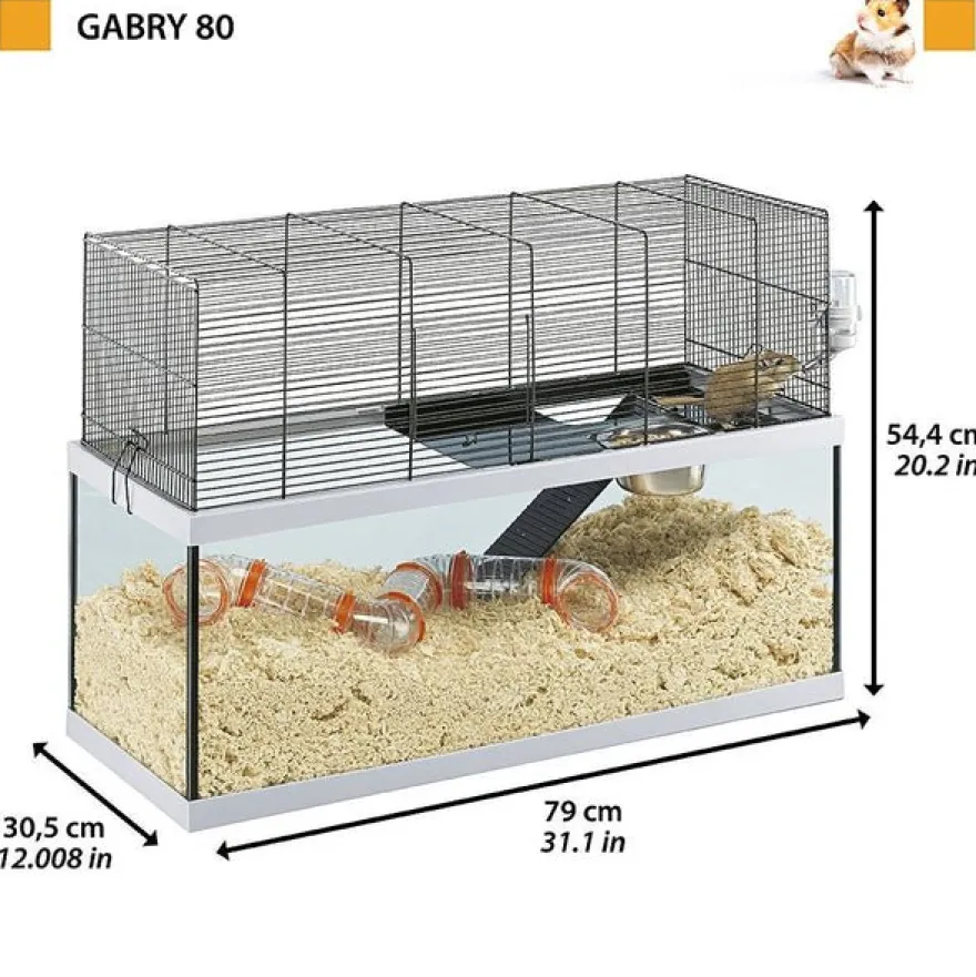 Ferplast Gabry 80 Jaula para Roedores 15000g