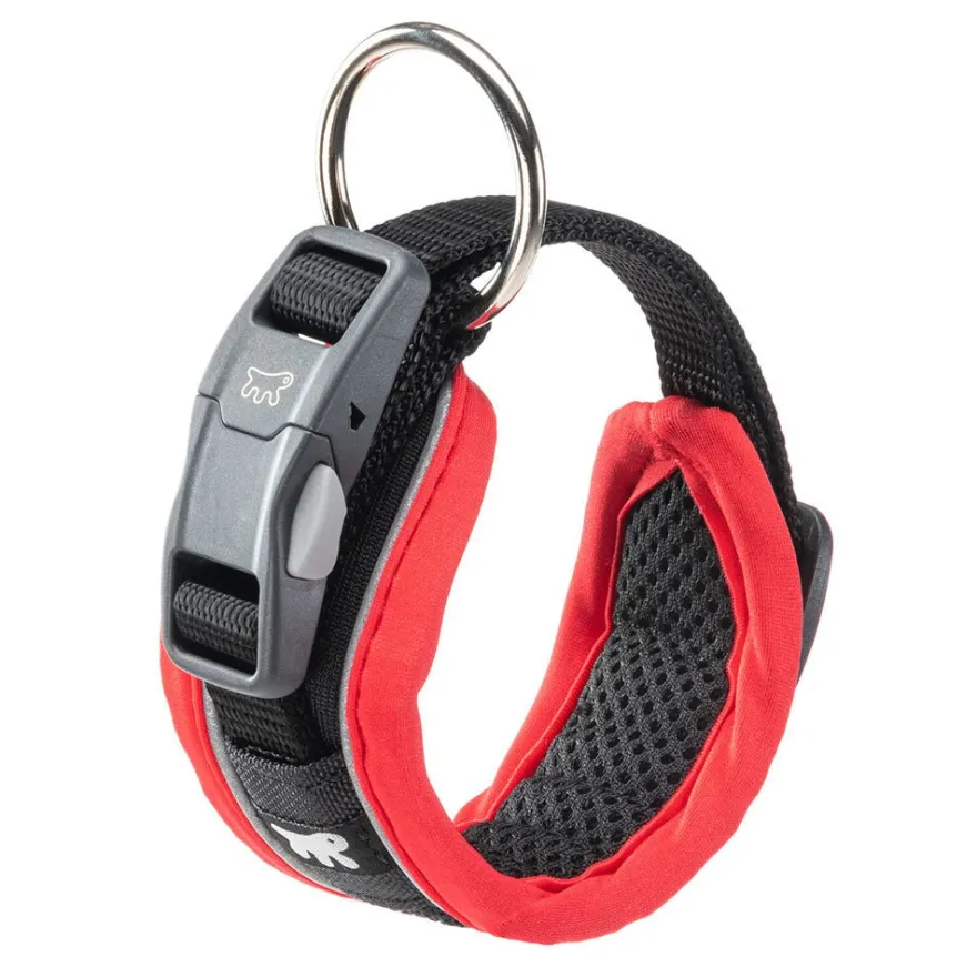Ferplast Genius Collar de Nylon Rojo 1 ud