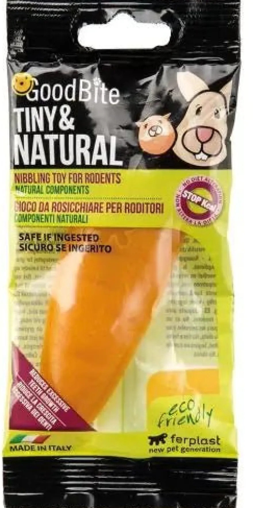 Ferplast Goodbite Tiny Zanahoria Juguete Masticable 50g