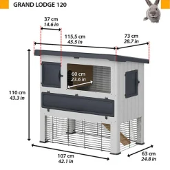 Ferplast Grand Lodge 120 Casa 1 ud