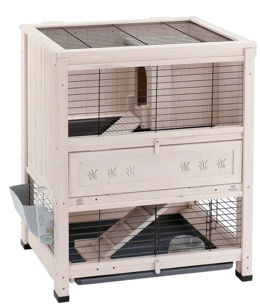 Ferplast Jaula Conejo Cottage Mini Madera 1 ud
