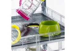 Ferplast Jaula Multipla Hamster Crystal Negro 1 ud