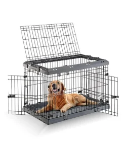 Ferplast Jaula Perro Superior 120 Jaula Negro 16.66kg