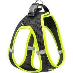 Ferplast Kaori P XL Arnés Negro con Detalles Amarillos 0.14kg