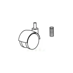 Ferplast Kit de Ruedas con Tornillo 4 ud