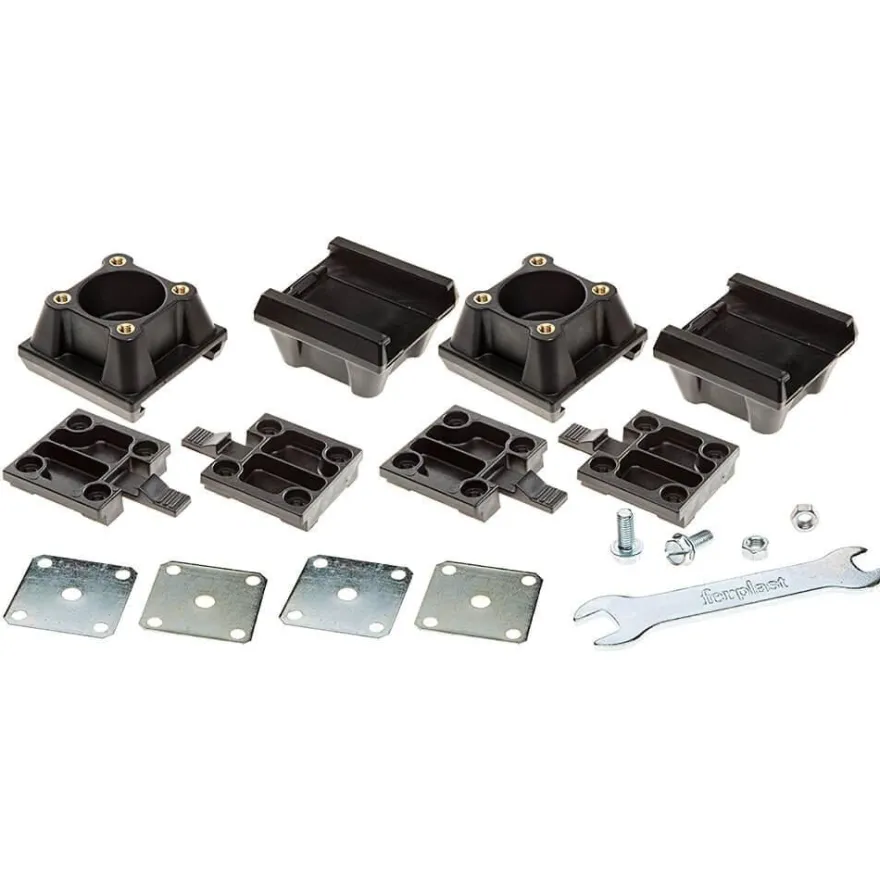 Ferplast Kit de 4 Soportes de Rueda Atlas L367 Accesorios 800g