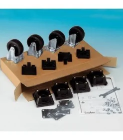 Ferplast Kit Ruedas Fijas y Giratorias 4 ud