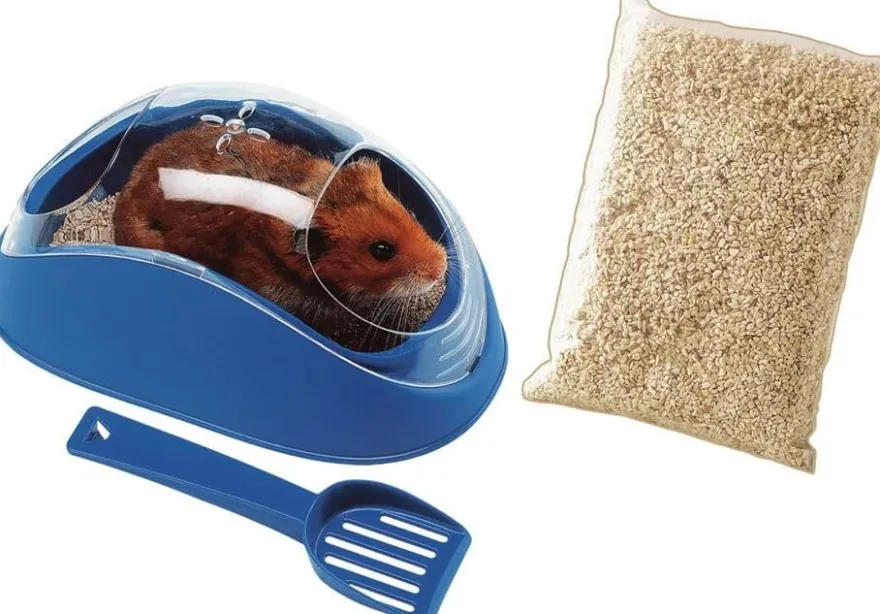 Ferplast Koky Baño de plástico para hámster 100g