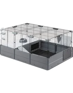 Ferplast Multipla Jaula para Conejos y Cobayas Negra 1204g