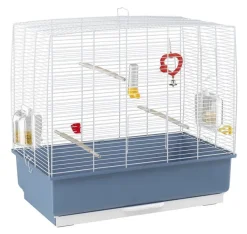 Ferplast Piano 4 Jaula para Pájaros Blanco y Azul 4250g