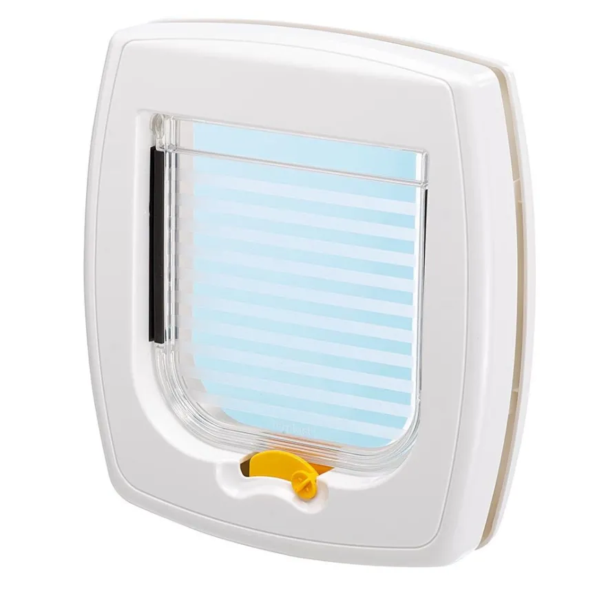 Ferplast Puerta Blanca Swing 1 Super Basic con Túnel Parcial 1 ud