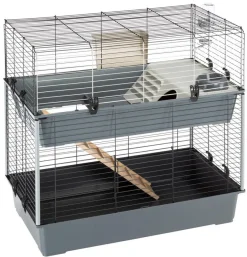 Ferplast Rabbit 100 Double Jaula para Conejos 2 niveles