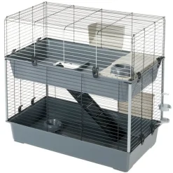 Ferplast Rabbit 100 Double Jaula para Conejos 2 niveles