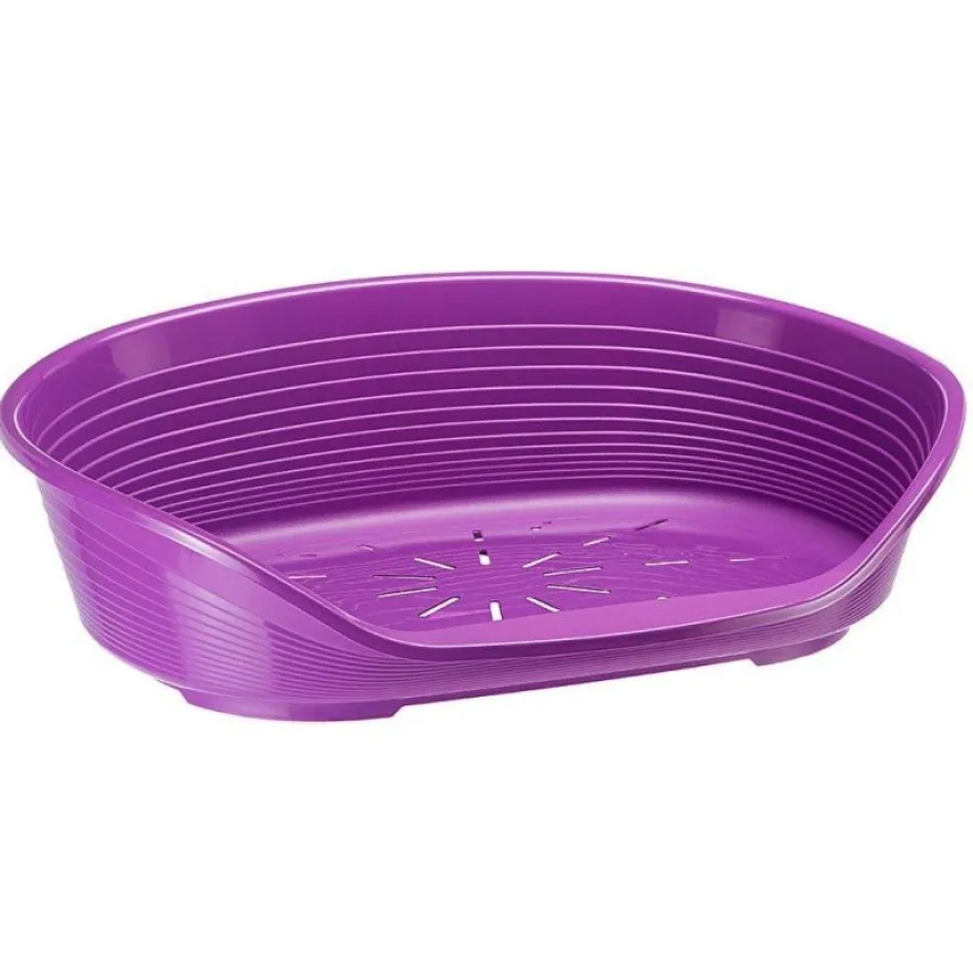 Ferplast Siesta Deluxe 8 Cama Ergonómica Plástica Morado